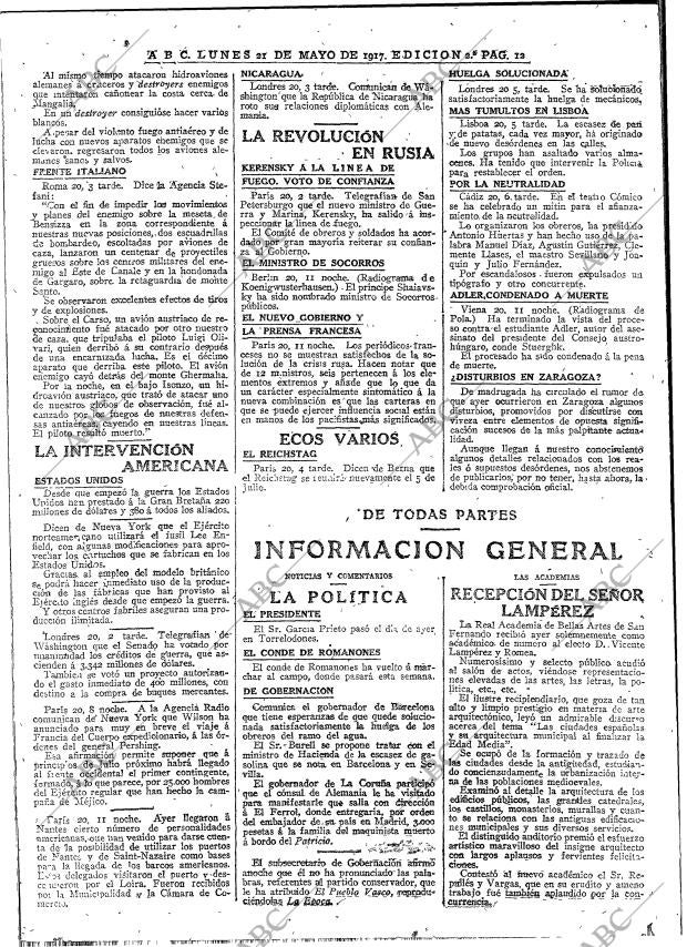 ABC MADRID 21-05-1917 página 12