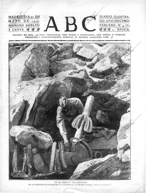 ABC MADRID 22-05-1917 página 1