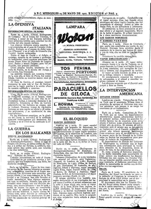 ABC MADRID 23-05-1917 página 9