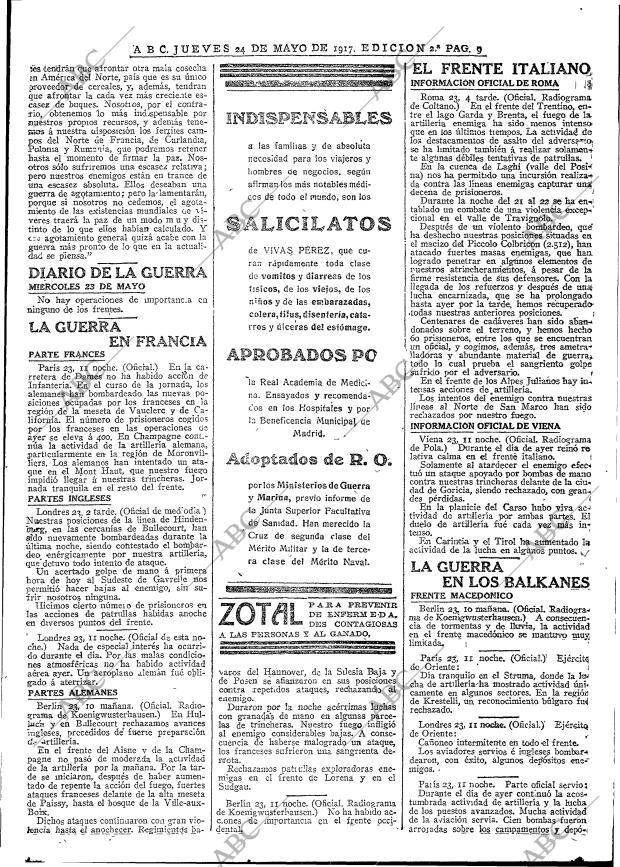 ABC MADRID 24-05-1917 página 9