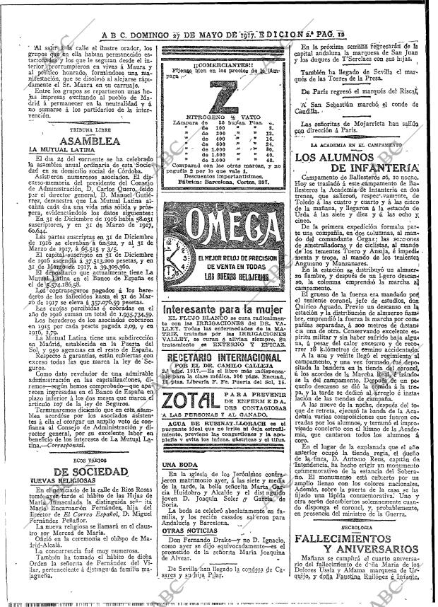 ABC MADRID 27-05-1917 página 12