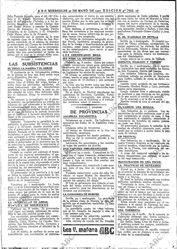 ABC MADRID 30-05-1917 página 16