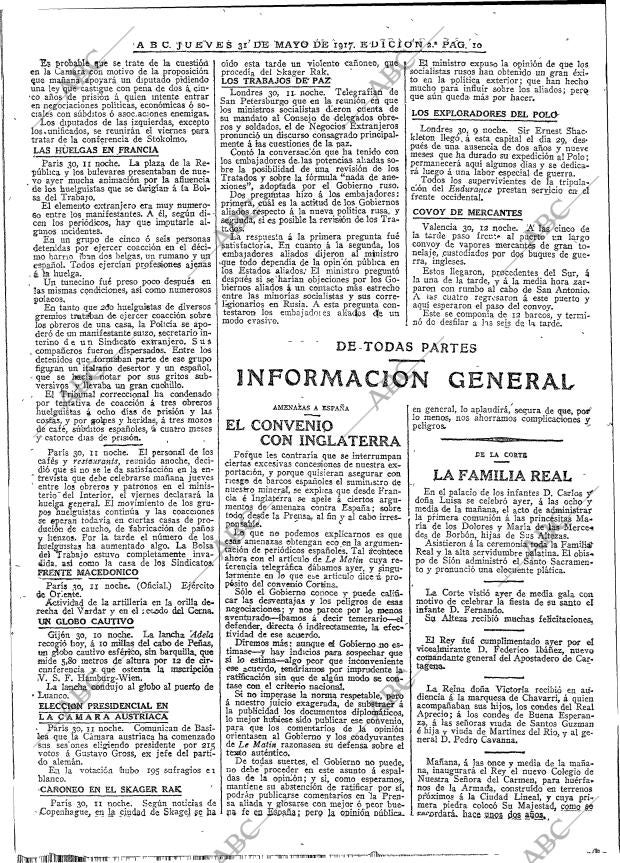 ABC MADRID 31-05-1917 página 10