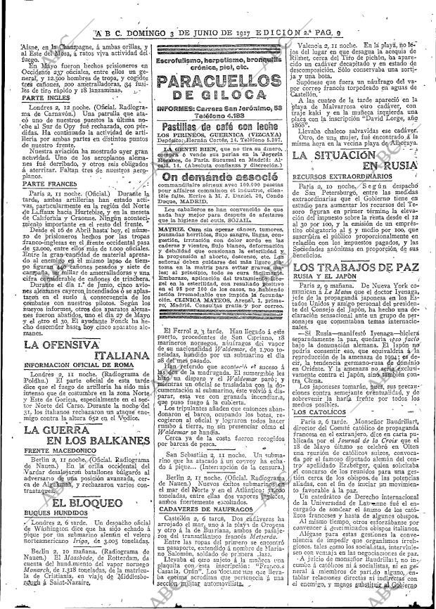 ABC MADRID 03-06-1917 página 9