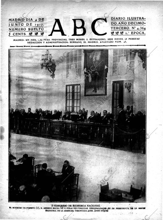 ABC MADRID 04-06-1917 página 1
