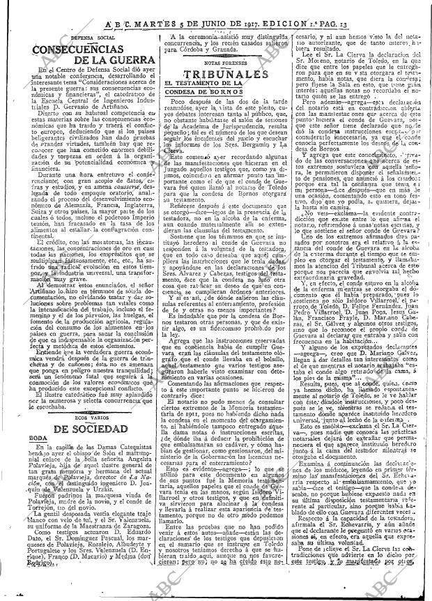 ABC MADRID 05-06-1917 página 13