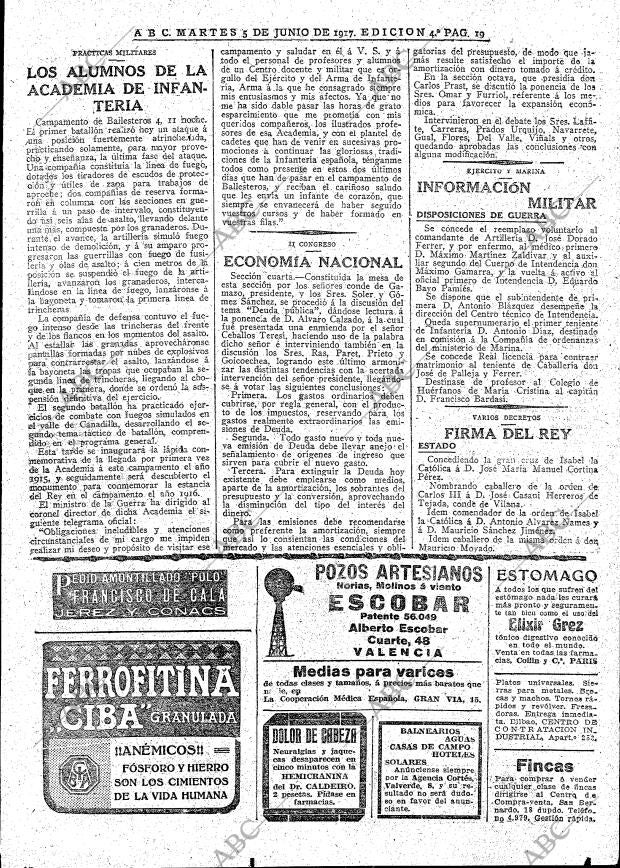 ABC MADRID 05-06-1917 página 19
