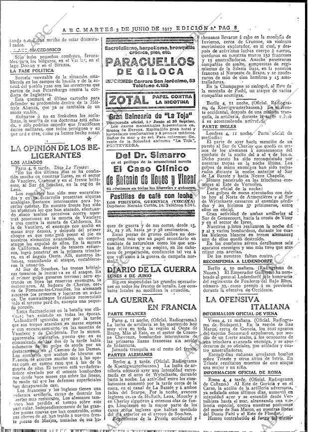 ABC MADRID 05-06-1917 página 8