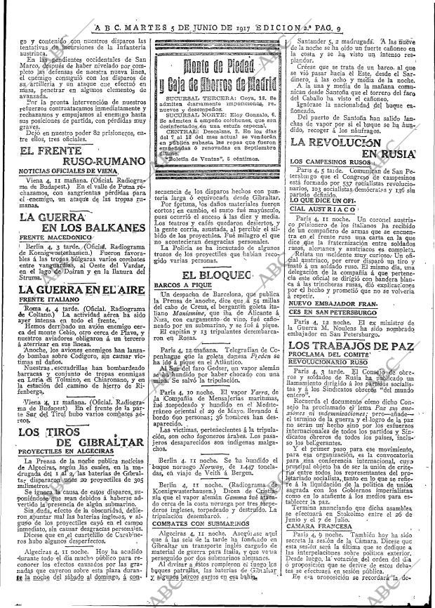 ABC MADRID 05-06-1917 página 9
