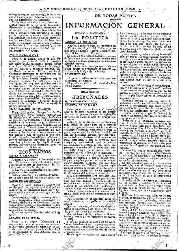 ABC MADRID 06-06-1917 página 11