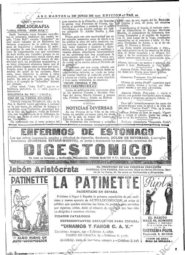 ABC MADRID 12-06-1917 página 20