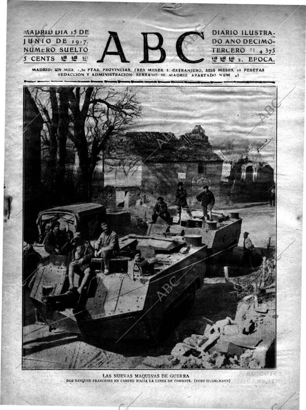 ABC MADRID 15-06-1917 página 1