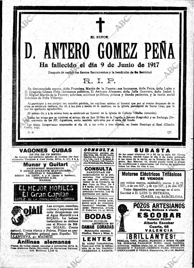 ABC MADRID 15-06-1917 página 17