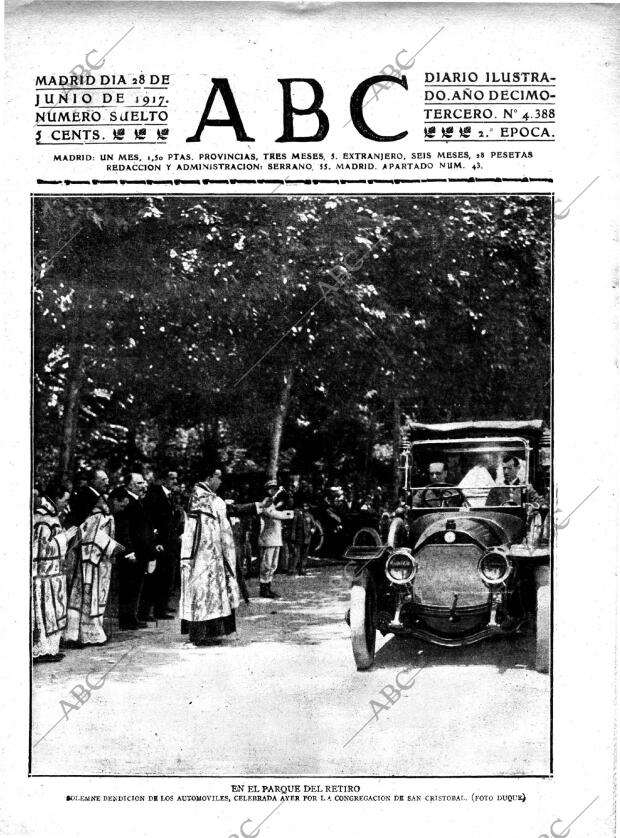 ABC MADRID 28-06-1917 página 1