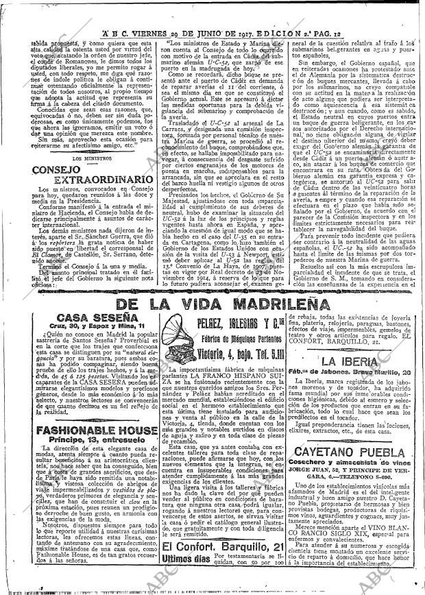 ABC MADRID 29-06-1917 página 12