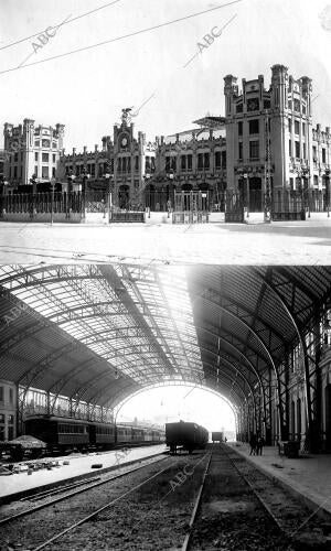 La nueva estación del norte en Valencia Inaugurada Hoy (15/07/1917)