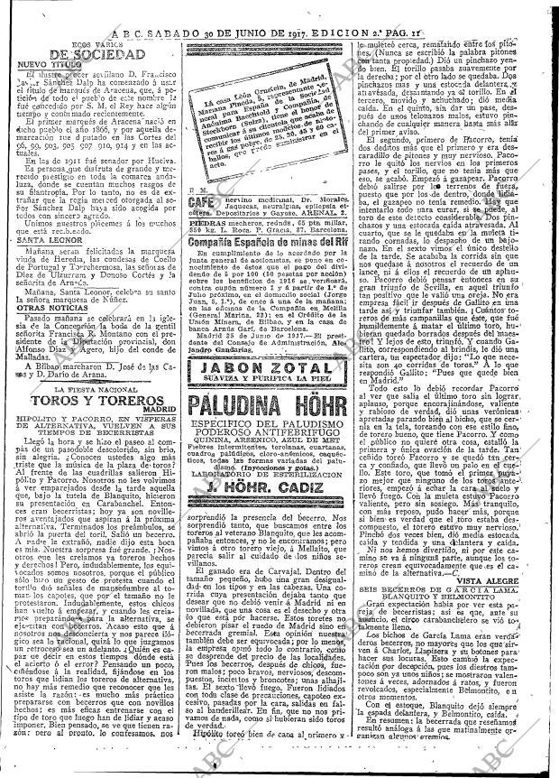 ABC MADRID 30-06-1917 página 11