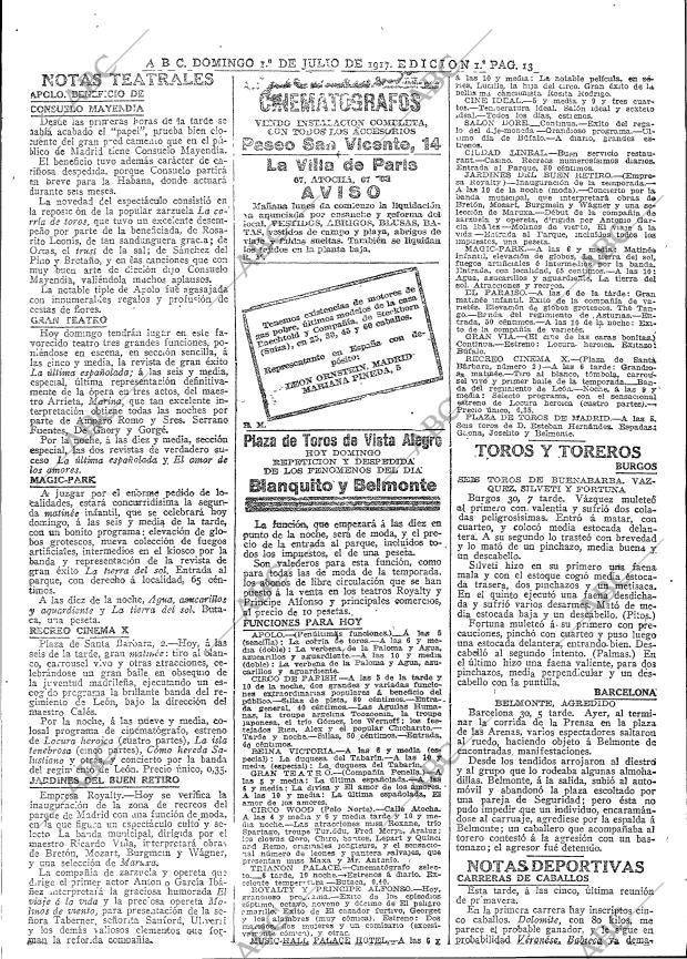 ABC MADRID 01-07-1917 página 13