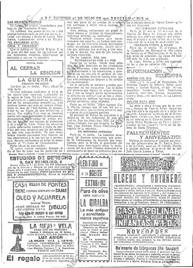 ABC MADRID 01-07-1917 página 15