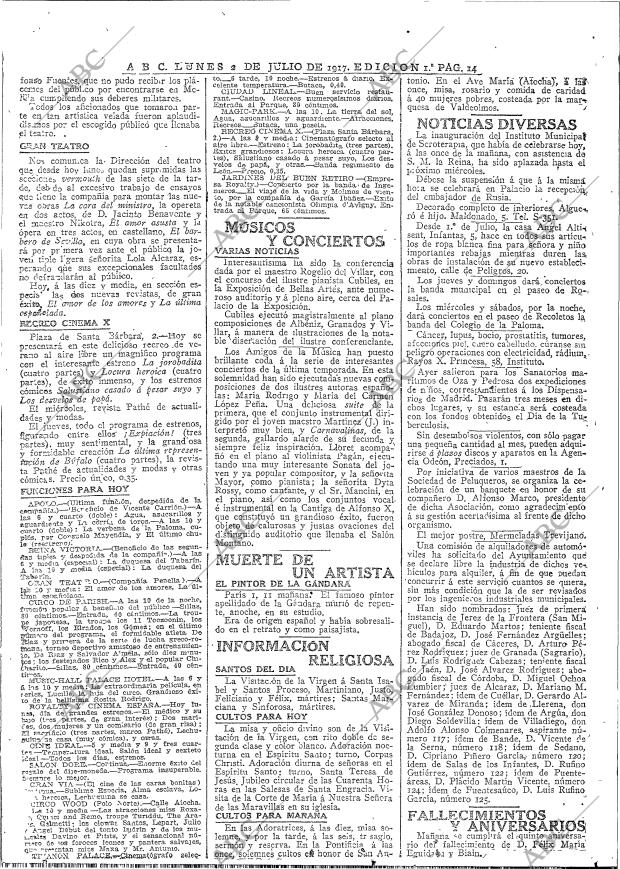 ABC MADRID 02-07-1917 página 14