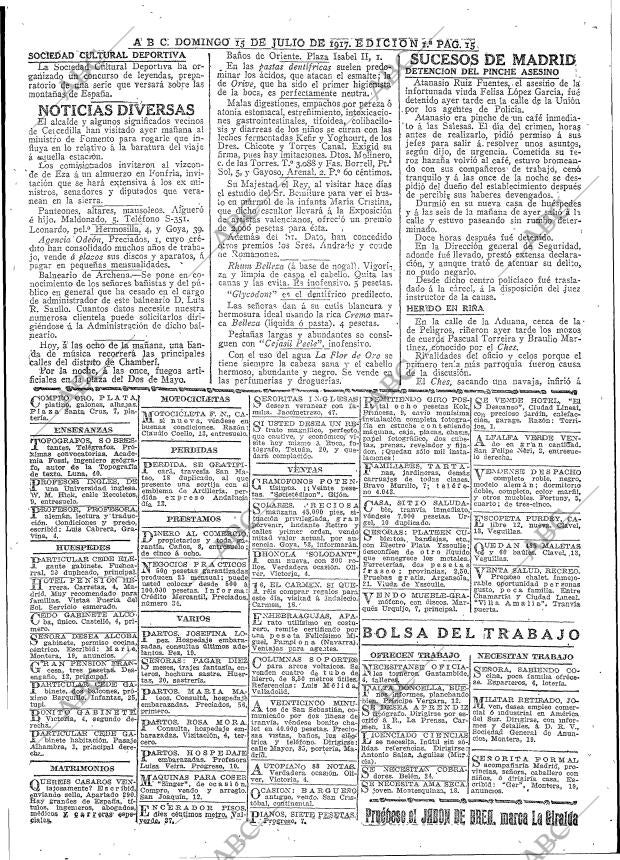 ABC MADRID 15-07-1917 página 15