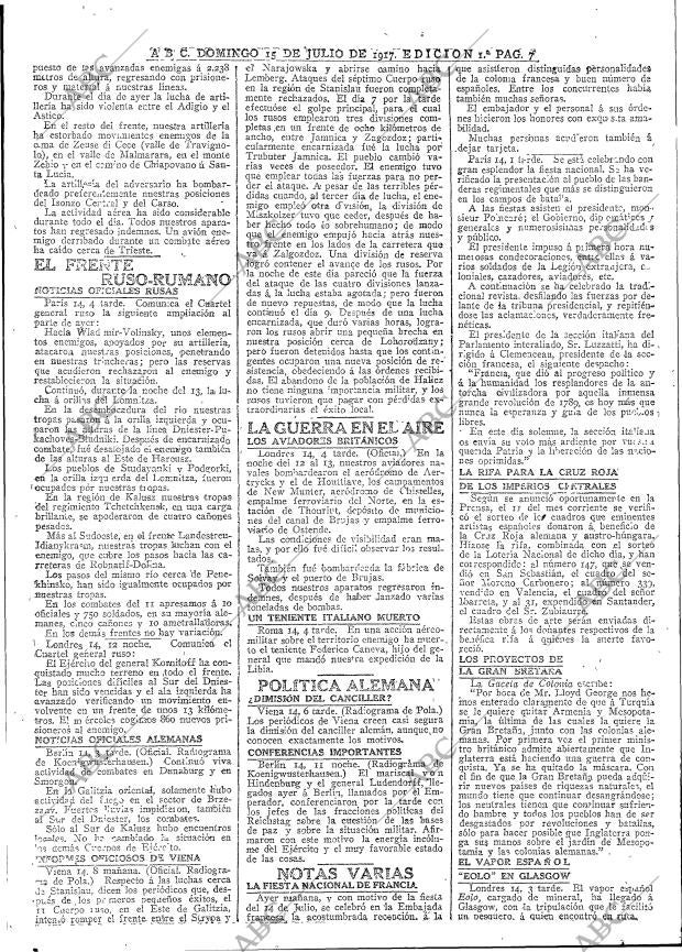 ABC MADRID 15-07-1917 página 7