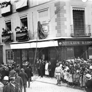 La conmemoración de ayer en Madrid - Descubrimeinto de la lápida Colocada en la...