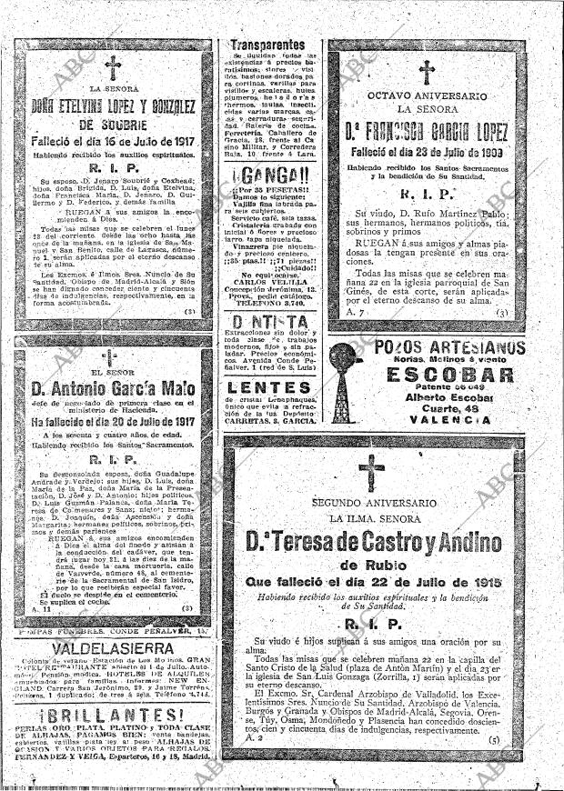 ABC MADRID 21-07-1917 página 18