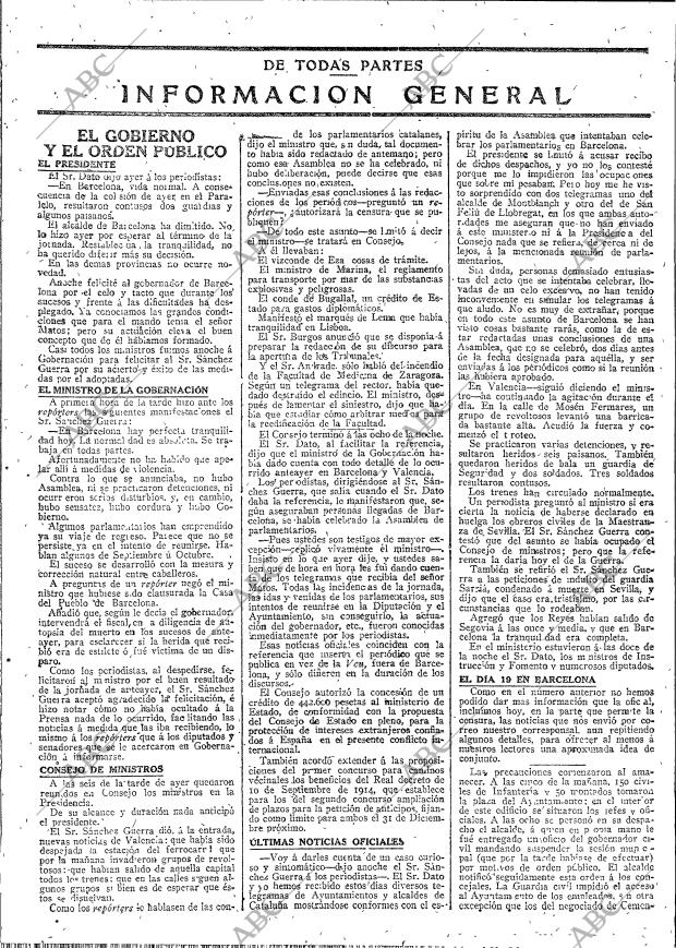 ABC MADRID 21-07-1917 página 8