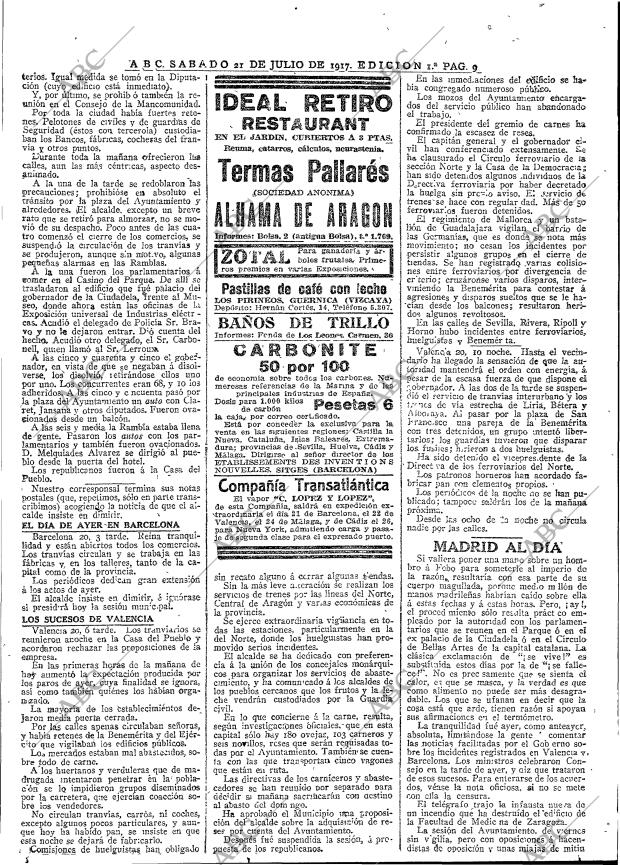 ABC MADRID 21-07-1917 página 9