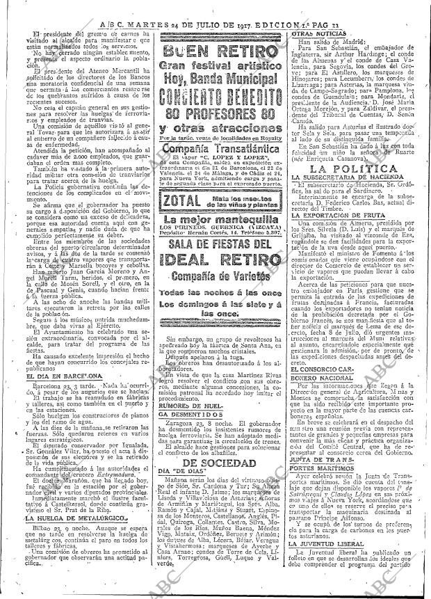 ABC MADRID 24-07-1917 página 11