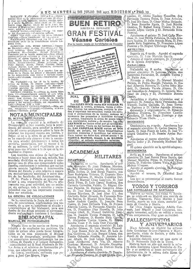 ABC MADRID 24-07-1917 página 13