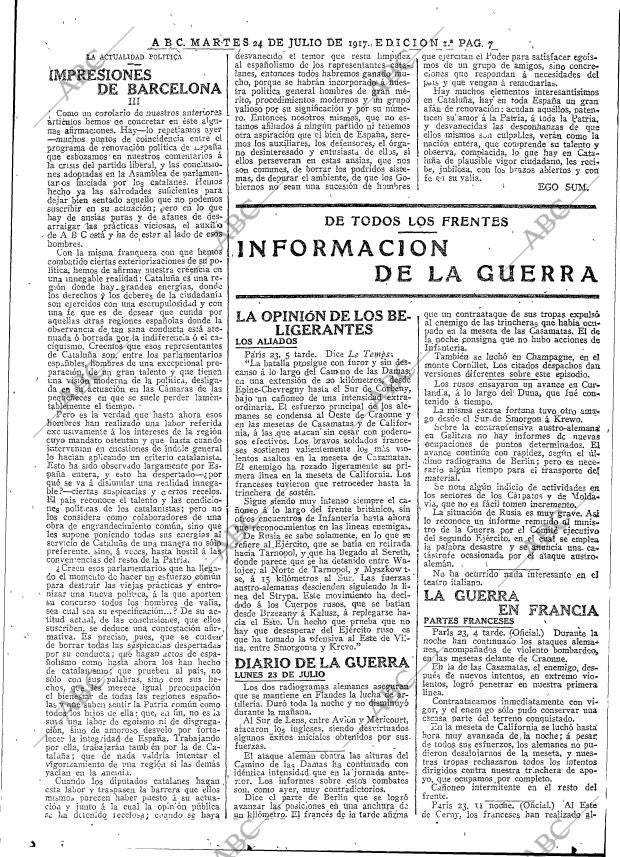 ABC MADRID 24-07-1917 página 7