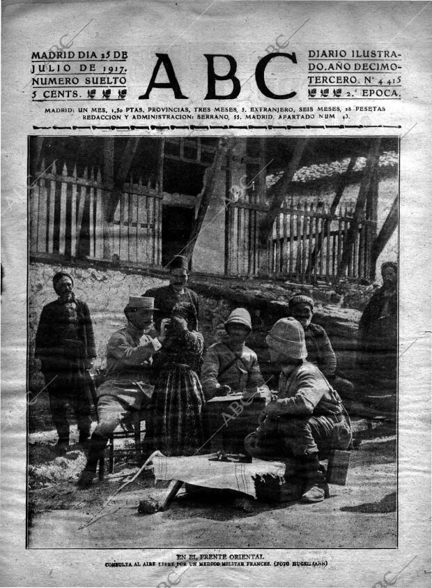 ABC MADRID 25-07-1917 página 1