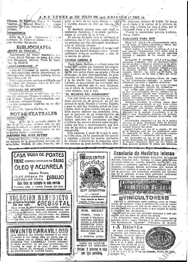 ABC MADRID 30-07-1917 página 15