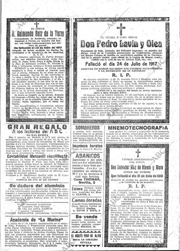 ABC MADRID 30-07-1917 página 19