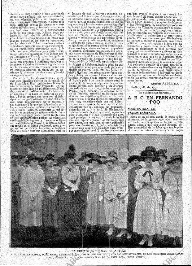 ABC MADRID 30-07-1917 página 5