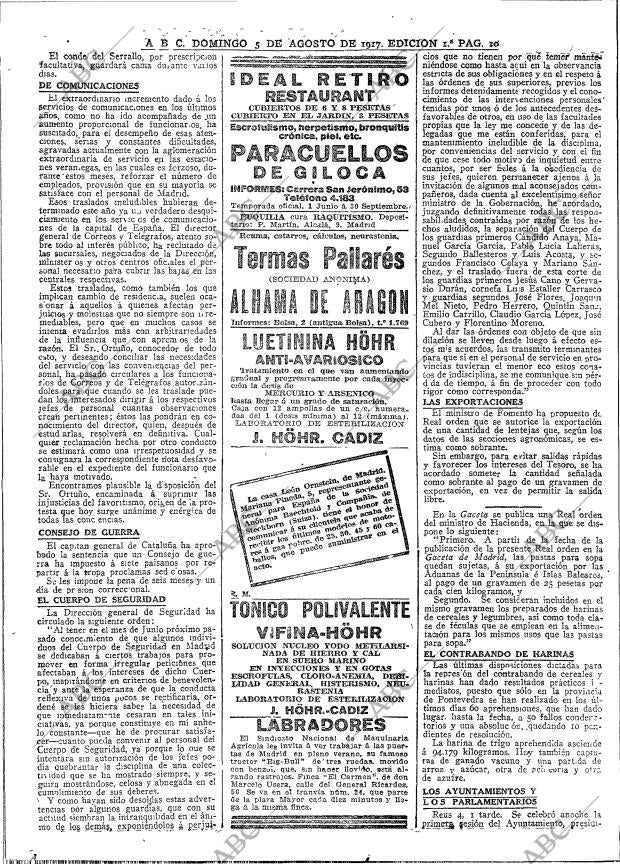 ABC MADRID 05-08-1917 página 10