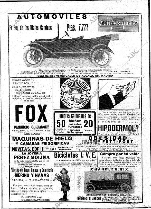 ABC MADRID 05-08-1917 página 20