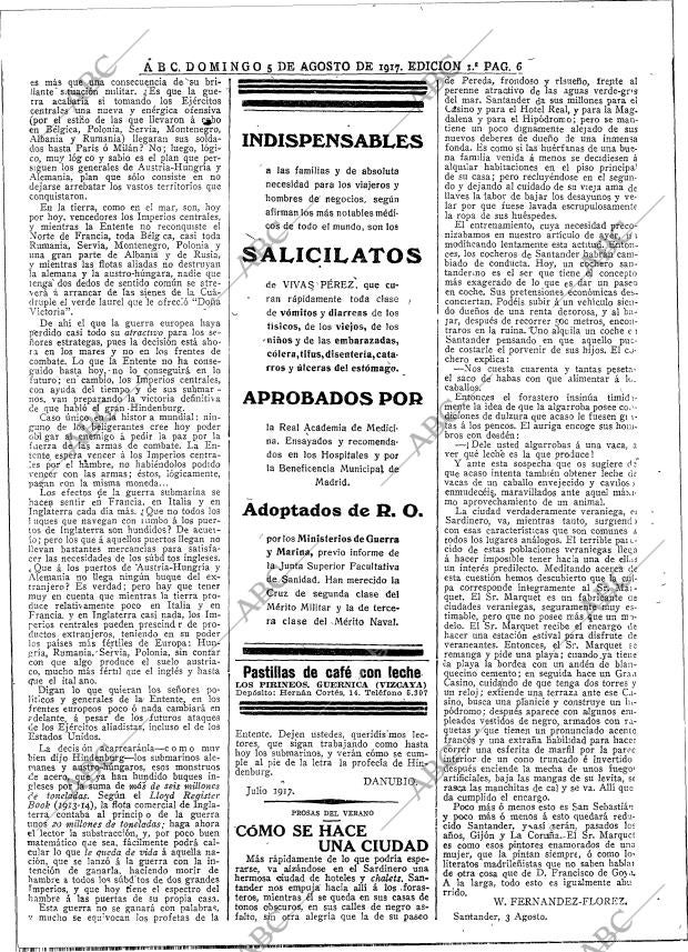 ABC MADRID 05-08-1917 página 6