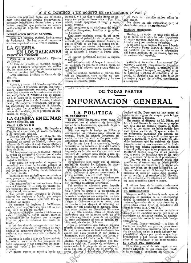 ABC MADRID 05-08-1917 página 9
