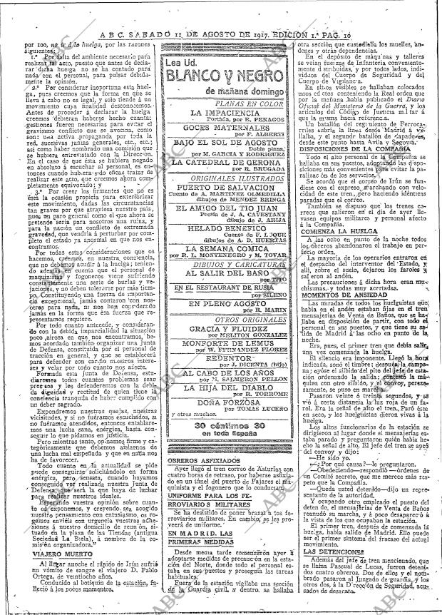 ABC MADRID 11-08-1917 página 10