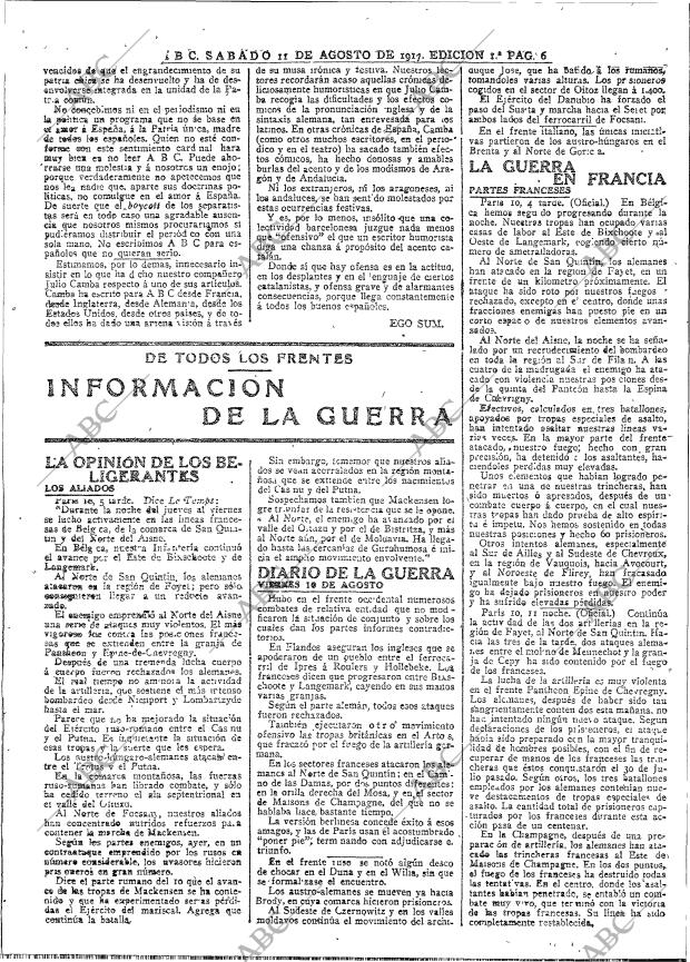 ABC MADRID 11-08-1917 página 6