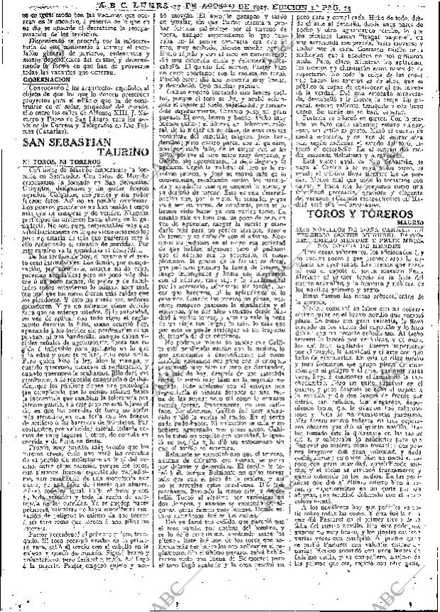 ABC MADRID 13-08-1917 página 13