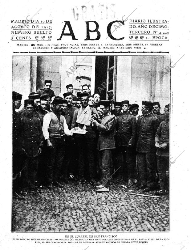 ABC MADRID 19-08-1917 página 1