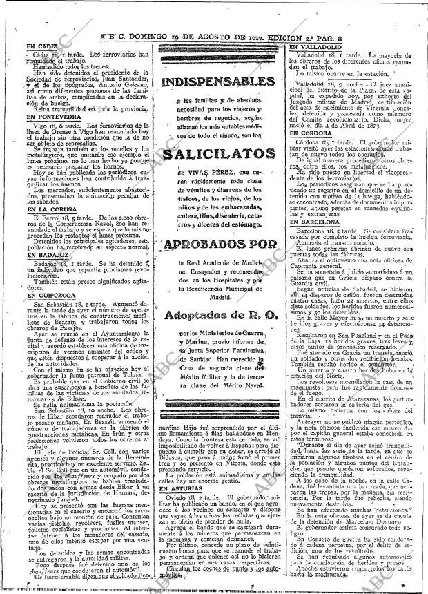 ABC MADRID 19-08-1917 página 8