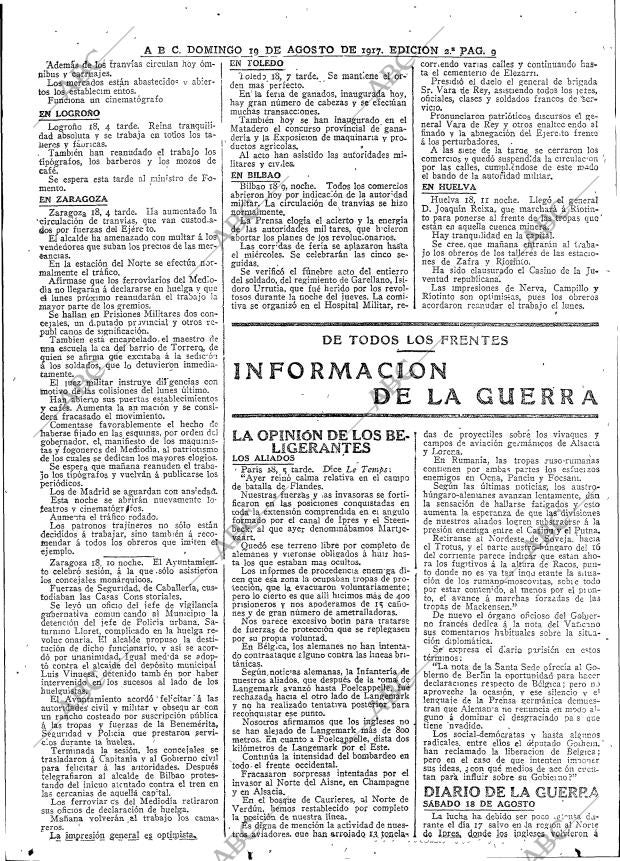 ABC MADRID 19-08-1917 página 9