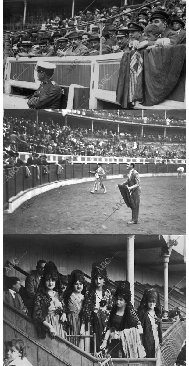 aspecto de los Tendidos durante la becerrada del lunes Último