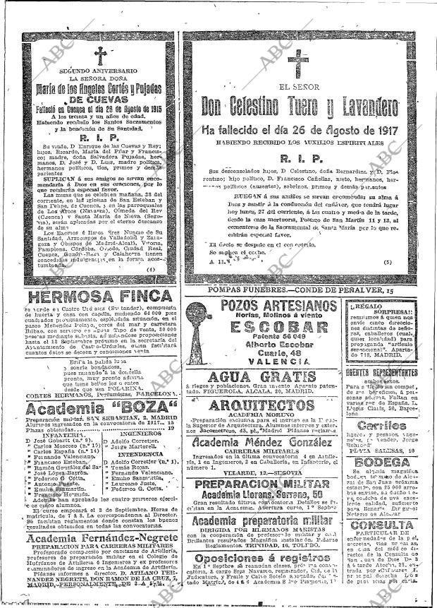 ABC MADRID 27-08-1917 página 20