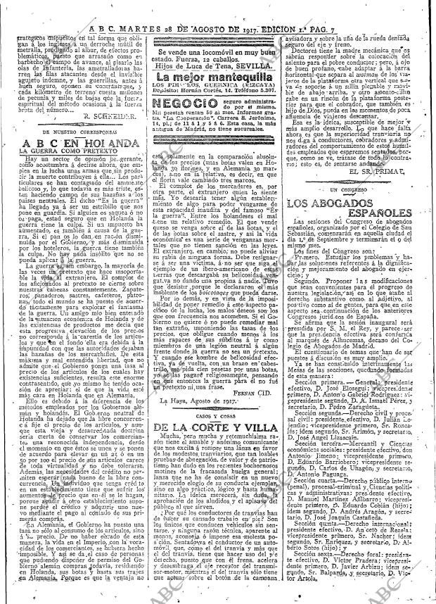 ABC MADRID 28-08-1917 página 7